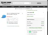 St. Louis Blues Shop coupon verification screenshot