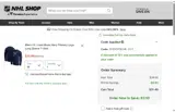 St. Louis Blues Shop coupon verification screenshot