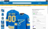 St. Louis Blues Shop coupon verification screenshot