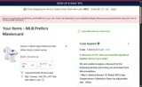 St. Louis Cardinals coupon verification screenshot