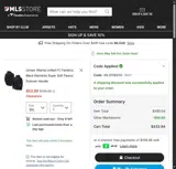 MLSFREE50 coupon verification screenshot