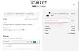 St. Oddity coupon verification screenshot