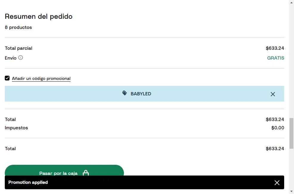 Stokke checkout page showing Stokke promo code box | Screenshot taken by SimplyCodes community member on Sep 8, 2025