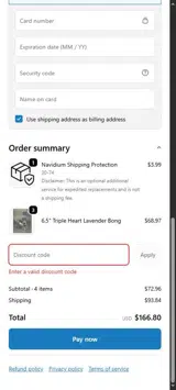 StonedGenie coupon verification screenshot