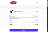 STO N SHO coupon verification screenshot