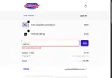 STO N SHO coupon verification screenshot