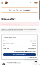 STORZ & BICKEL USA coupon verification screenshot