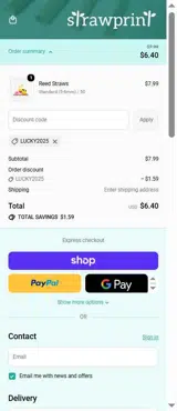 LUCKY2025 coupon verification screenshot