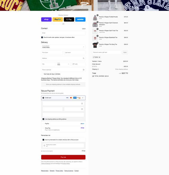 Streaker Sports checkout page showing Streaker Sports coupon code box | Screenshot taken by SimplyCodes community member on Aug 30, 2025