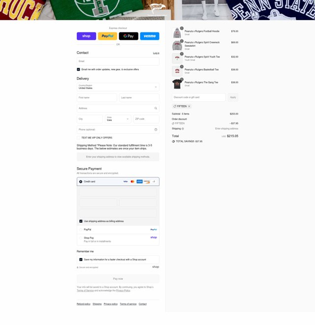 Streaker Sports checkout page showing Streaker Sports coupon code box | Screenshot taken by SimplyCodes community member on Sep 3, 2025