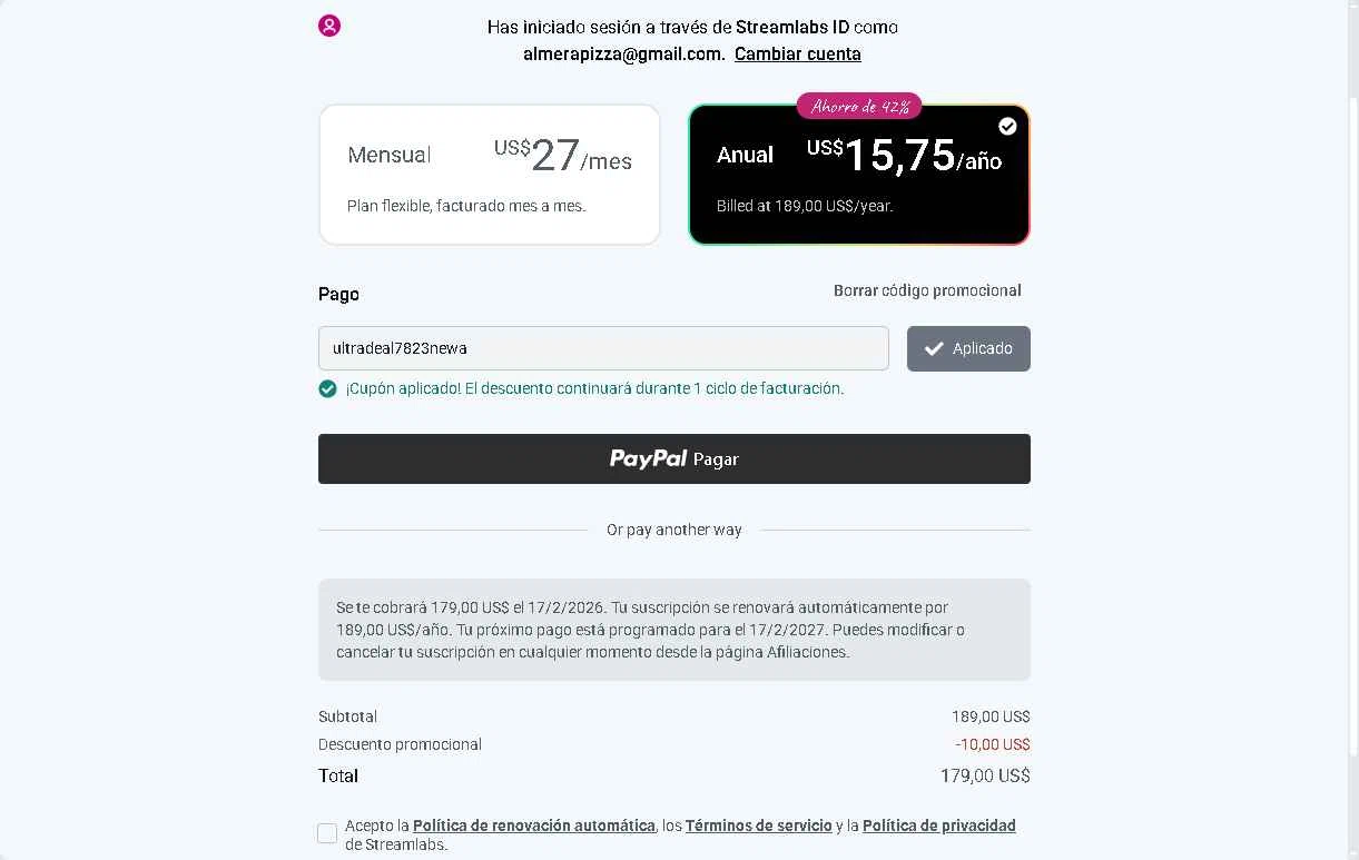 Streamlabs Promo Codes - $10 Off (2 Verified) Mar 2026