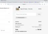 STRIKINGSAVE10 coupon verification screenshot