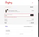 Stringberry coupon verification screenshot