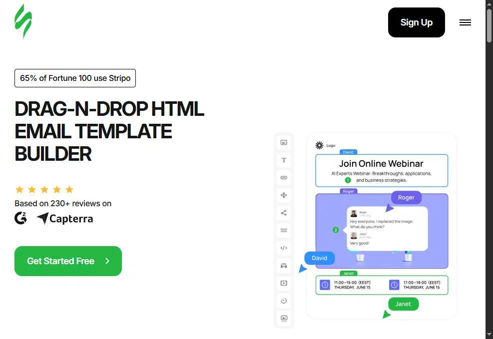 Stripo checkout page showing Stripo promo code box | Screenshot taken by SimplyCodes community member on Dec 27, 2025