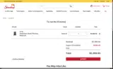 Strombergs coupon verification screenshot