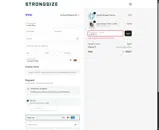 Strongsize coupon verification screenshot