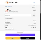 STROOPSSQUAD coupon verification screenshot