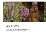 ANAIS20 coupon verification screenshot