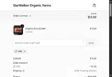 StarWalker Organic Farms coupon verification screenshot