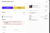StarWalker Organic Farms coupon verification screenshot