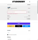 Studio Ready coupon verification screenshot