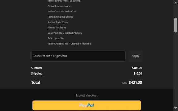 StudioSuits checkout page showing StudioSuits discount code box | Screenshot taken by SimplyCodes community member on Feb 10, 2026