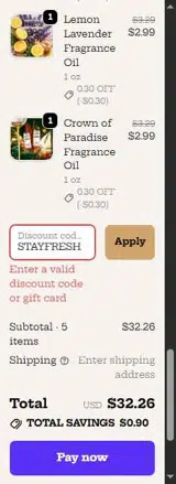 Stay Fresh with Peanut coupon verification screenshot