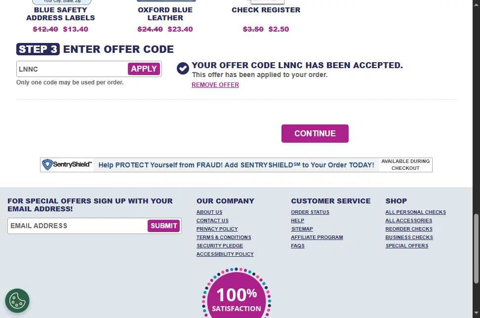Styles Check Company checkout page showing Styles Check Company promo code box | Screenshot taken by SimplyCodes community member on Jan 2, 2026