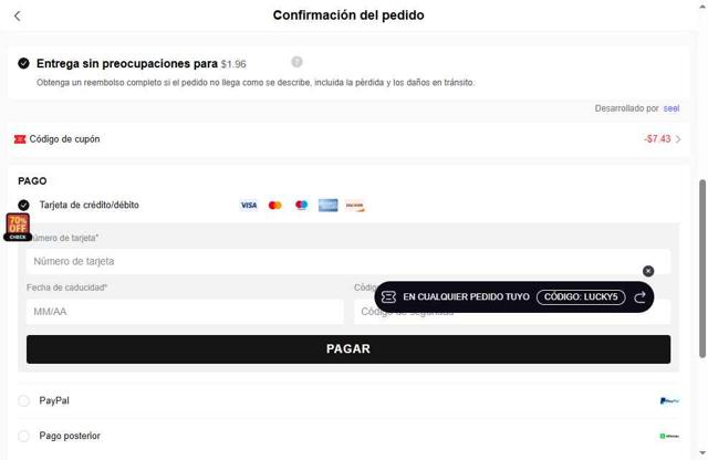 StyleWe checkout page showing StyleWe coupon code box | Screenshot taken by SimplyCodes community member on Aug 16, 2025