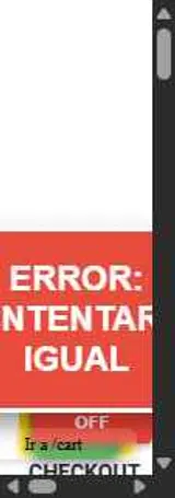 Carparts JC Whitney coupon verification screenshot