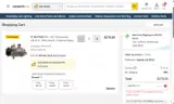 Carparts JC Whitney coupon verification screenshot