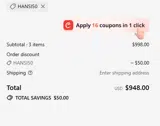 Sublue coupon verification screenshot