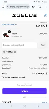 PROMIZI coupon verification screenshot