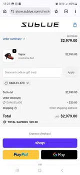 DANIJELA20 coupon verification screenshot