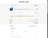 Sublue coupon verification screenshot