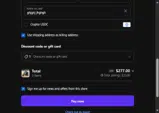 FLASHGIFT20 coupon verification screenshot