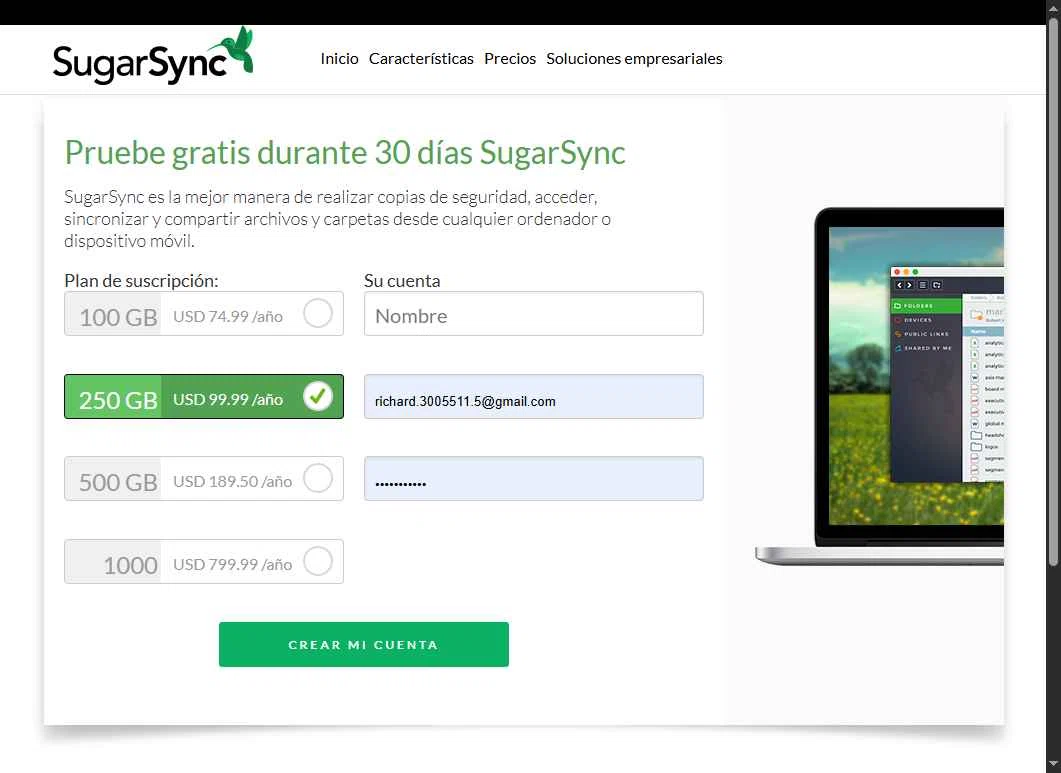 SugarSync checkout page showing SugarSync promo code box | Screenshot taken by SimplyCodes community member on Oct 24, 2025