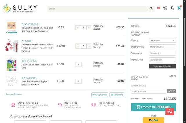 Sulky checkout page showing Sulky coupon code box | Screenshot taken by SimplyCodes community member on Jun 19, 2025