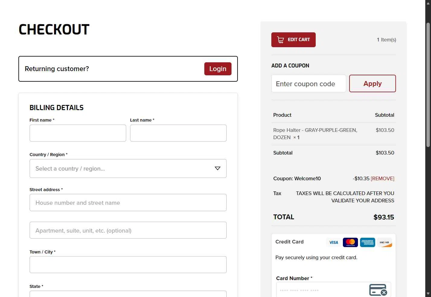 Sullivan Supply checkout page showing Sullivan Supply coupon code box | Screenshot taken by SimplyCodes community member on Nov 3, 2025