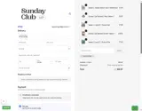 Sunday Club coupon verification screenshot
