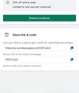 CESTJULS coupon verification screenshot
