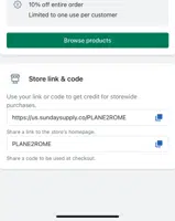 PLANE2ROME coupon verification screenshot