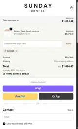 SAVE20 coupon verification screenshot
