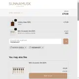 Sunnamusk coupon verification screenshot