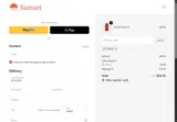Sunset coupon verification screenshot