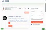 Sunset Lake CBD coupon verification screenshot