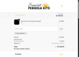 Sunset Pergola Kits coupon verification screenshot