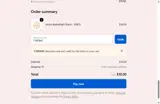 CYBER40 coupon verification screenshot