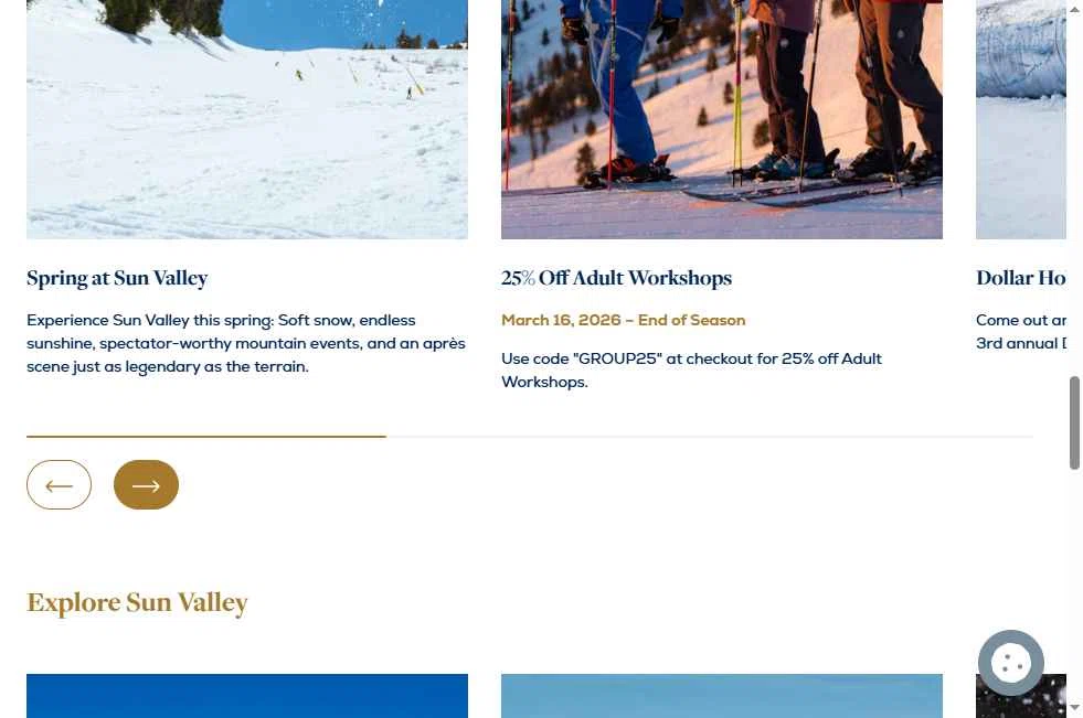 Sun Valley Resort checkout page showing Sun Valley Resort promo code box | Screenshot taken by SimplyCodes community member on Dec 29, 2025