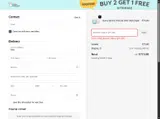 PARTYB2G1 coupon verification screenshot